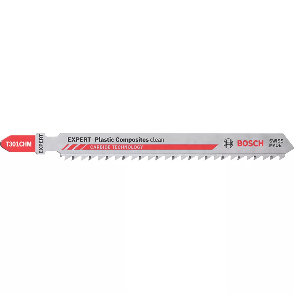 Bosch Expert T 301 CHM WPC & Solid Surface Composite Jigsaw Blades 117mm 3 Pack 1 Bosch Expert T 301 CHM WPC & Solid Surface Composite Jigsaw Blades 117mm 3 Pack