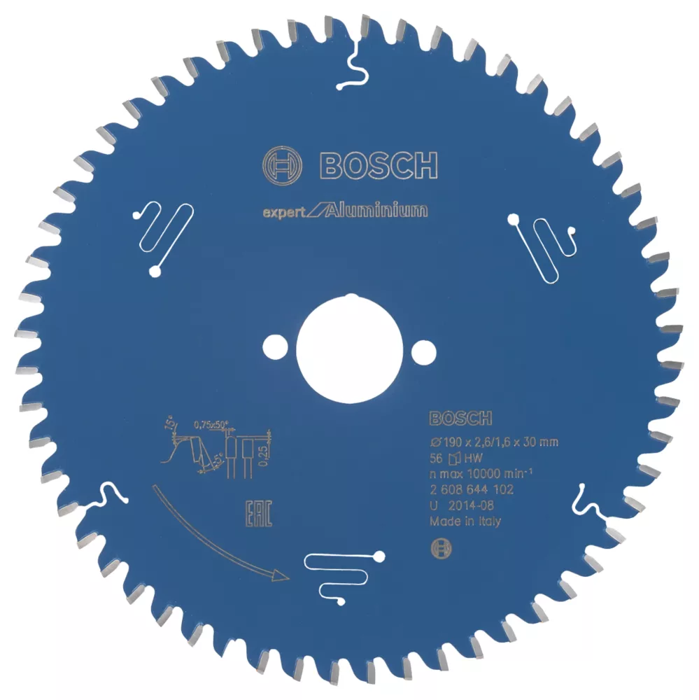 Bosch Expert Aluminium Circular Saw Blade 190 X 30mm 56T 1 Bosch Expert Aluminium Circular Saw Blade 190 X 30mm 56T