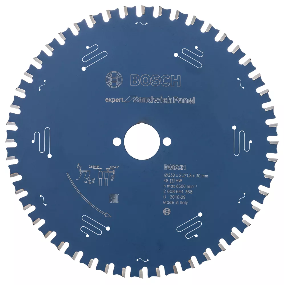 Bosch Expert Sandwich Panel Circular Saw Blade 230 X 30mm 48T 1 Bosch Expert Sandwich Panel Circular Saw Blade 230 X 30mm 48T