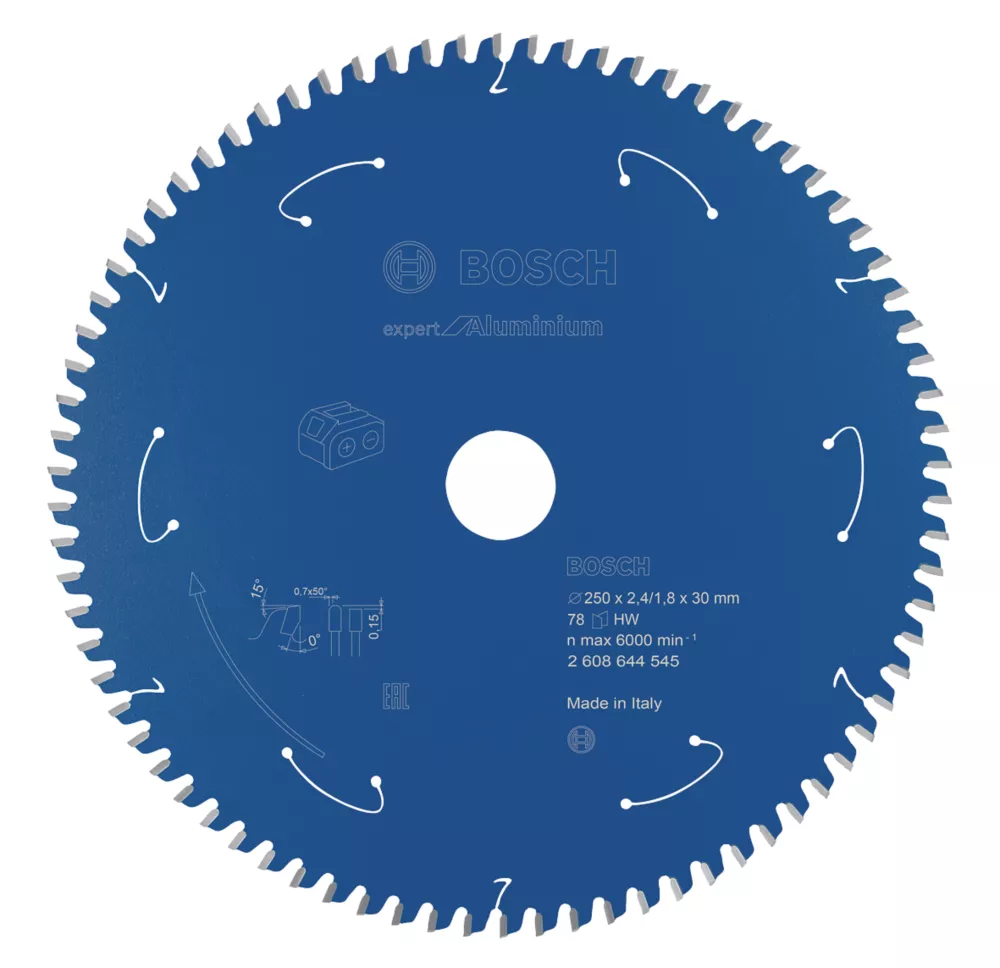 Bosch Expert Aluminium Circular Saw Blade 250 X 30mm 78T 1 Bosch Expert Aluminium Circular Saw Blade 250 X 30mm 78T