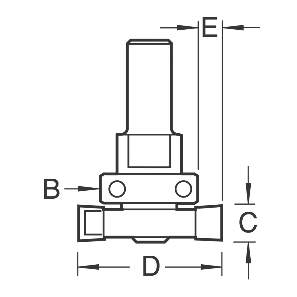 Trend 1/2" Shank Intumescent Cutter 40 X 10mm 2 Trend 1/2" Shank Intumescent Cutter 40 X 10mm - Image 2