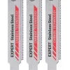 Bosch Expert T118AHM Sheet Stainless Steel Jigsaw Blades 83mm 3 Pack