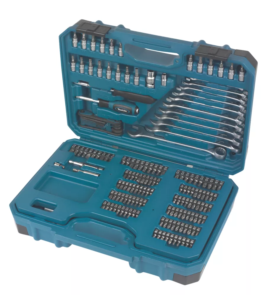 Makita Maintenance Bit & Hand Tool Set 221 Pieces 1 Makita Maintenance Bit & Hand Tool Set 221 Pieces